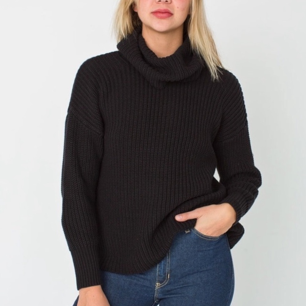 American Apparel Fisherman Turtleneck Sweater